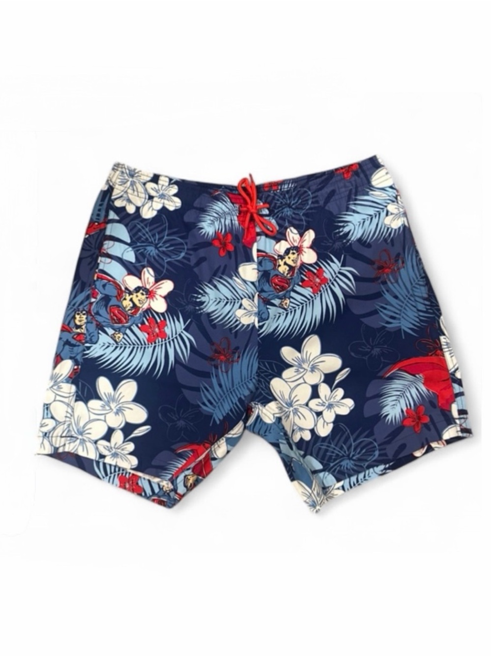 NWT Men’s Superman Swim Trunks Size Small (Waist 30-32 in.)